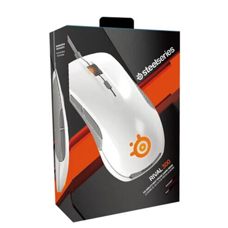 Оригинальный Steelseries USB мышь Rival 300 6500 dpi Регулируемая компьютерная оптическая