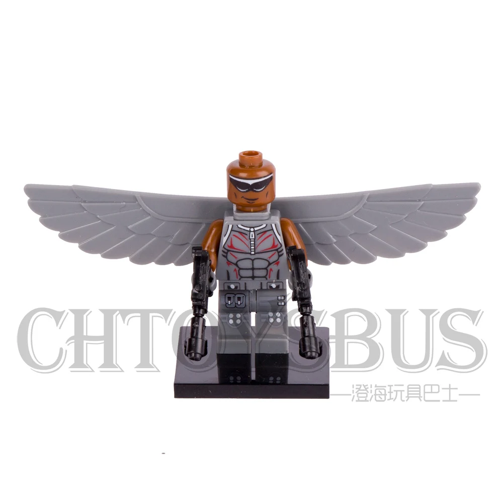 Одна распродажа Falcon Sam ANT MAN Wasp Janet van Dyne супергерои Мстители минифиг сборные модели