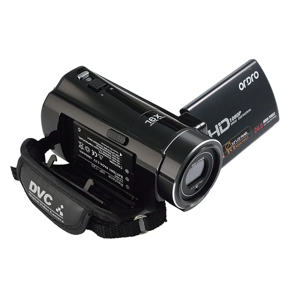 Ordro HDV V7 WIFI 1080P Full HD Цифровая видеокамера 24MP 16X Zoom Recoding 3 0 &quotЖК экран дистанционное