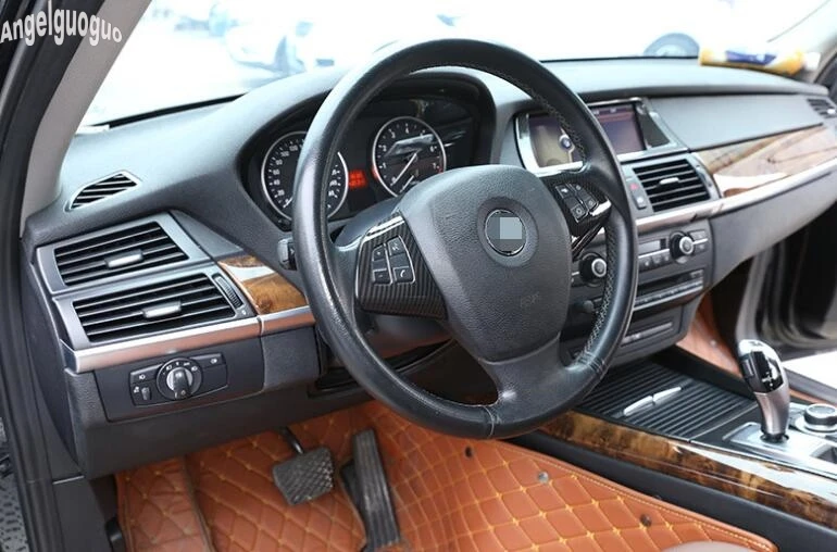 Стильный АБС пластик из углеродного волокна для BMW X5 E70 2008 13 X6 10 аксессуары