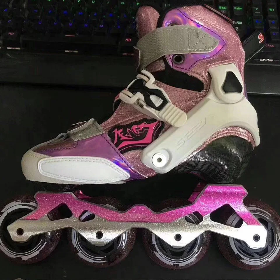 Оригинальные SEBA KSJ-J Junior Star Sky детские роликовые коньки из углеродного волокна детские роликовые коньки скольжение слалом Patines