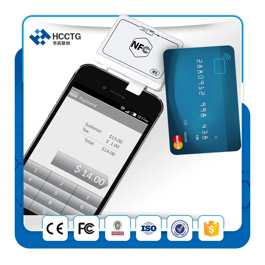 Аудио разъем POS NFC + считыватель магнитных карт все в одном mPOS | Компьютеры и офис