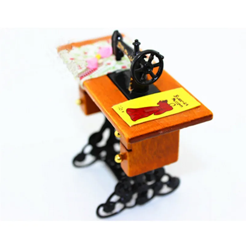 1 шт. миниатюрная деревянная швейная машинка кукла ToyClassic для игры в кукольную