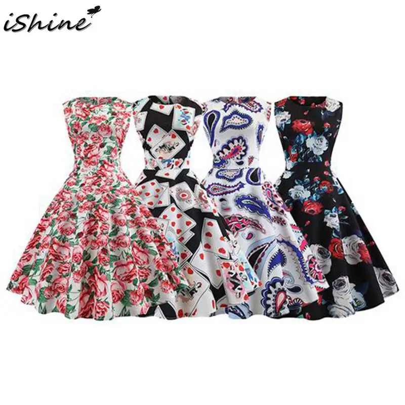 ISHINE европейской и американской моды 50 S Хепберн Стиль Роза игральных карт кешью