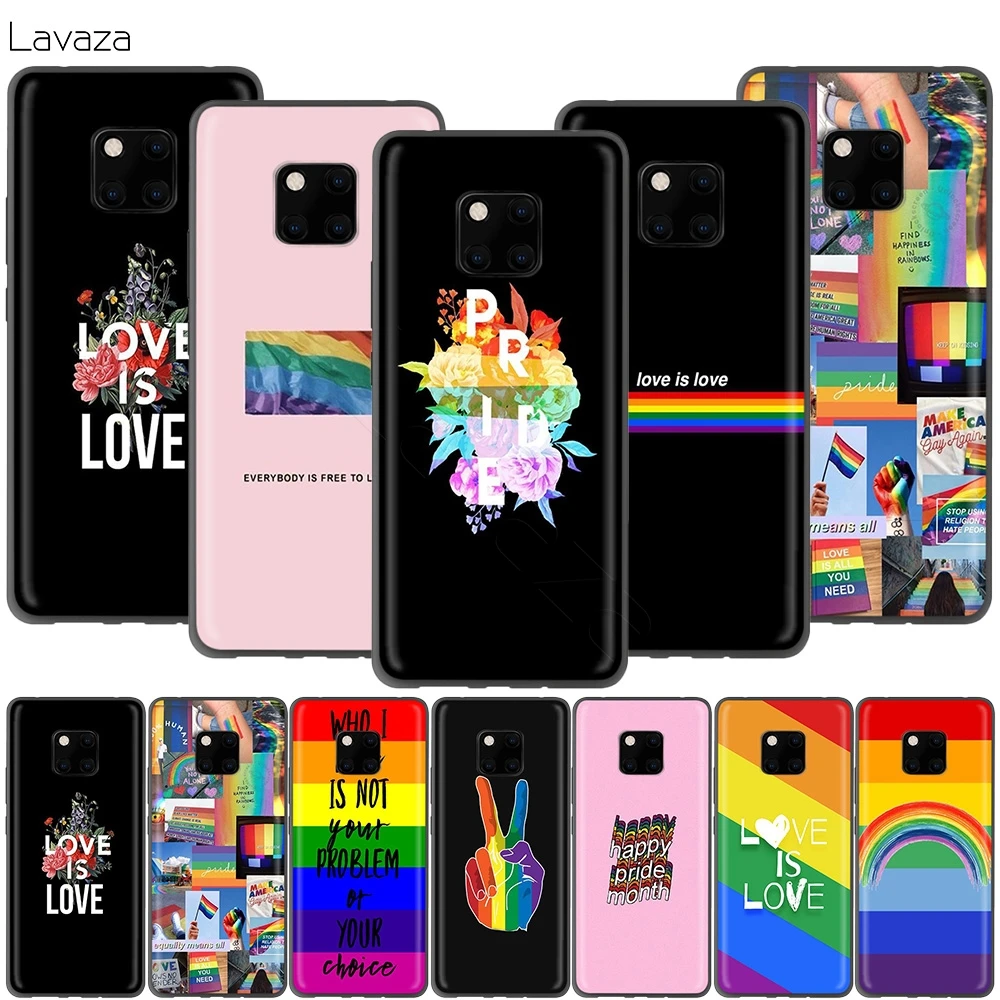 Радужный чехол Lavaza для геев и лесбиянок ЛГБТ Huawei P30 P20 P10 P9 P8 Mate 20 10 Pro Lite P Smart 2017 |