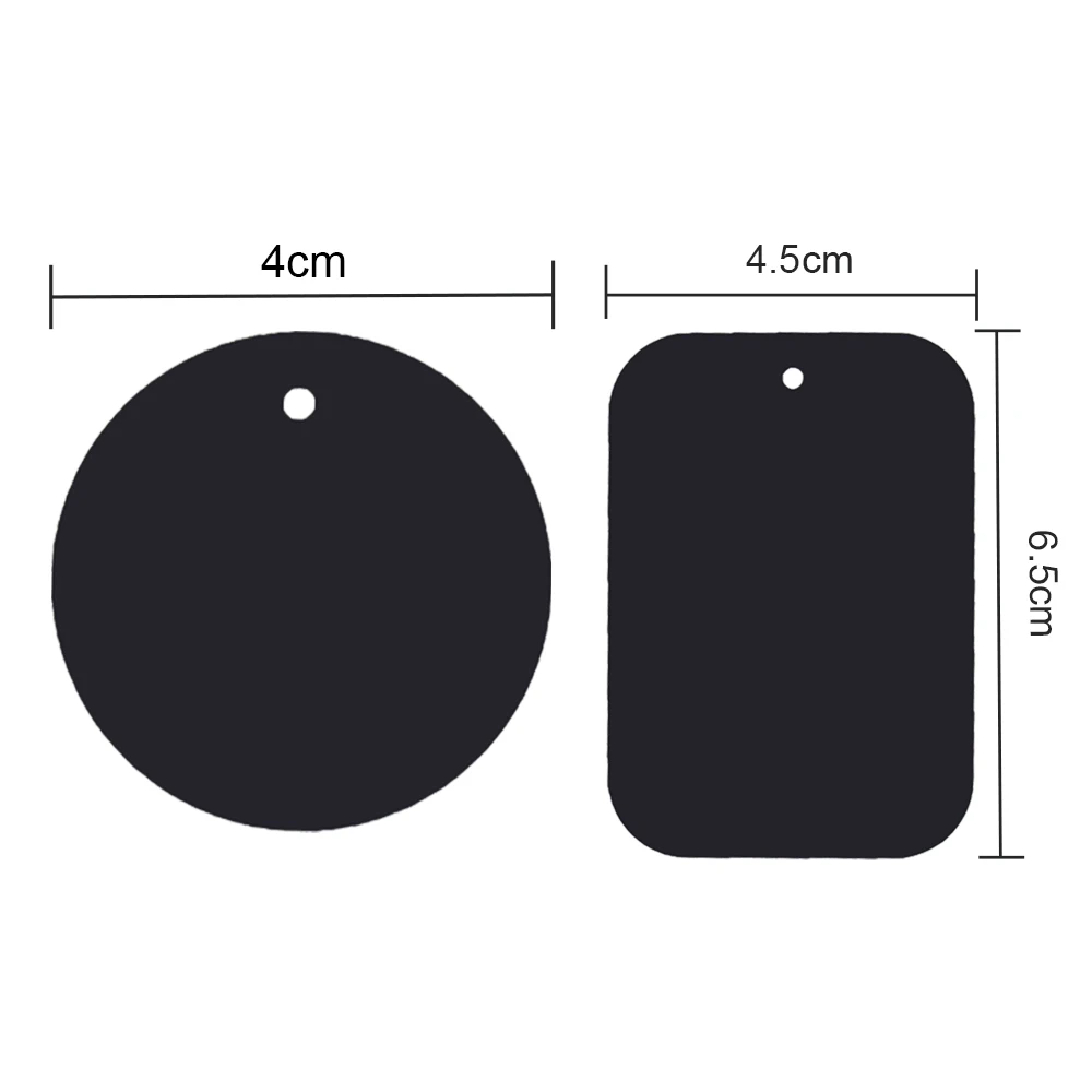 yianerm original metal plates for magnetic car phone holder iron sheets with adhesive extra thin used for magnet car mount stand free global shipping