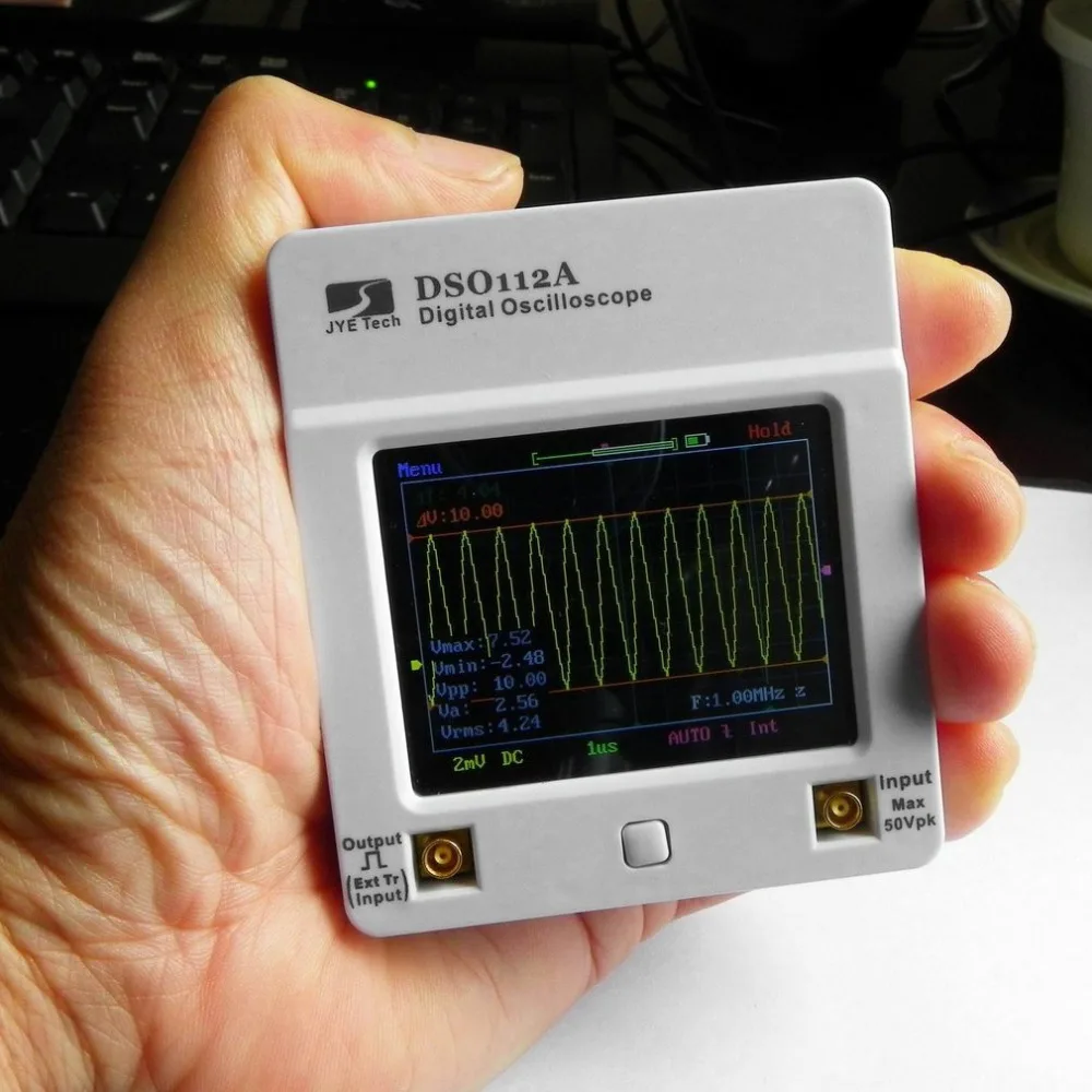 DSO112A Portable Mini High Sensitivity Low Noise TFT Color Touch Screen Digital Oscilloscope with USB Interface | Инструменты