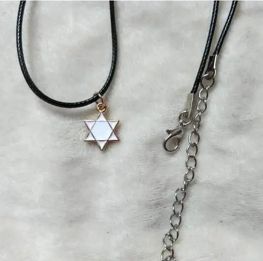 Модный винтажный Готический кожаный веревочный сплав пятиконечная звезда кулон