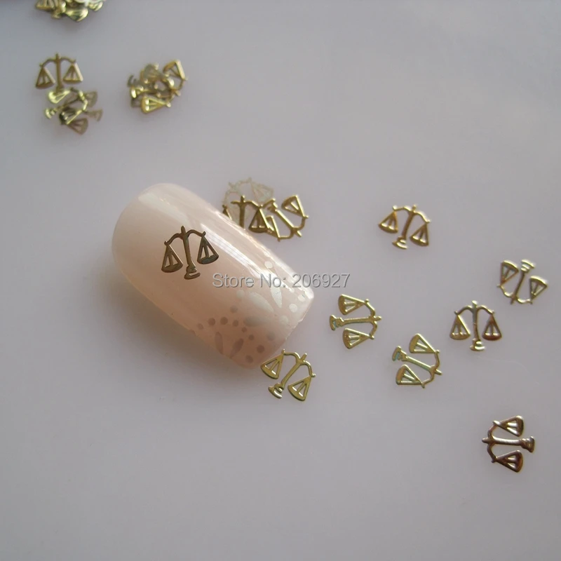 100 шт. металлические наклейки для дизайна ногтей | Красота и здоровье