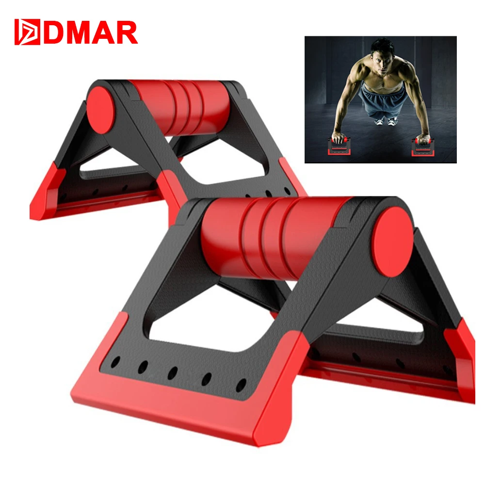 DMAR 1 Pair Foldable Push-up Bracket Support For Arms Back Abdominal Belly Core Training Fitness Exercise Gym Home | Спорт и