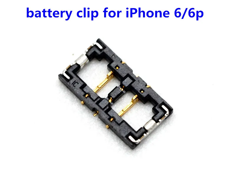 10 шт./лот подлинный новый для iPhone 6 Plus 6p батарея FPC разъем клип на плате Запасная