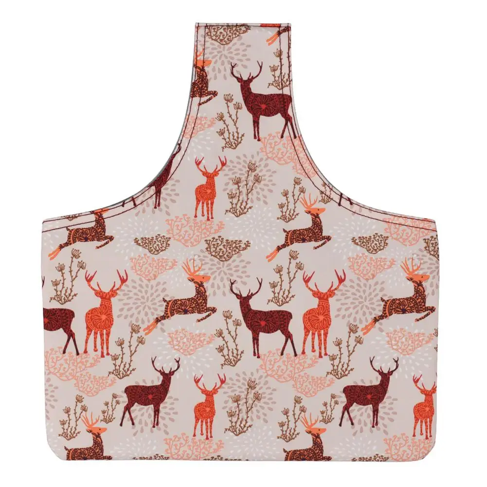 Deer DIY холст вязание без запутывания Пряжа сумка для хранения Tote вязание крючком принадлежности Органайзер прочный Легкий Вязание крючком сумка 20E - Цвет: Deer