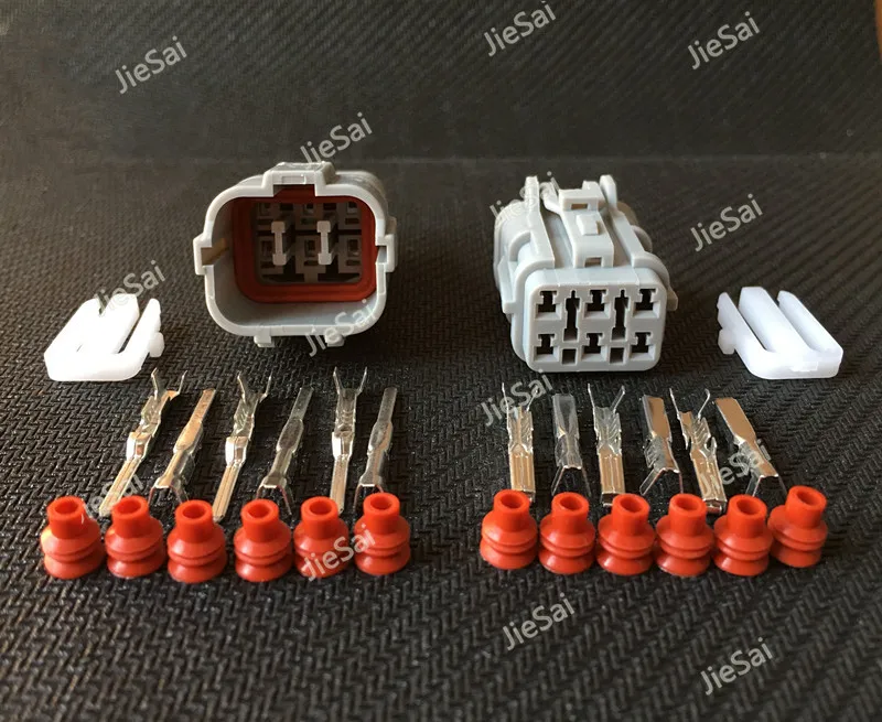 6 контактный разъем типа папа водонепроницаемый Электрический проводной