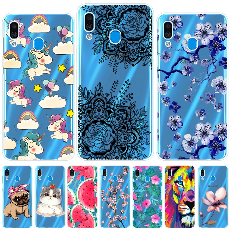 Cases For Samsung Galaxy A20 Cover Soft Silicone Back Protector Case Fundas A205F A205 A30 A50 Coque Capa |