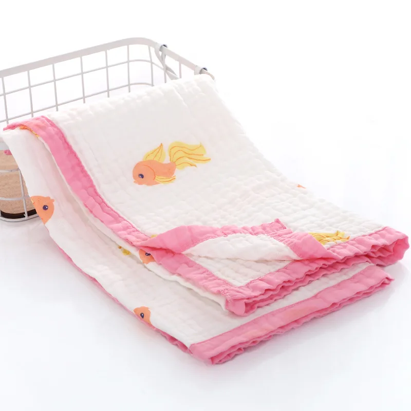 Одеяло для новорожденных постельные принадлежности детское муслиновое