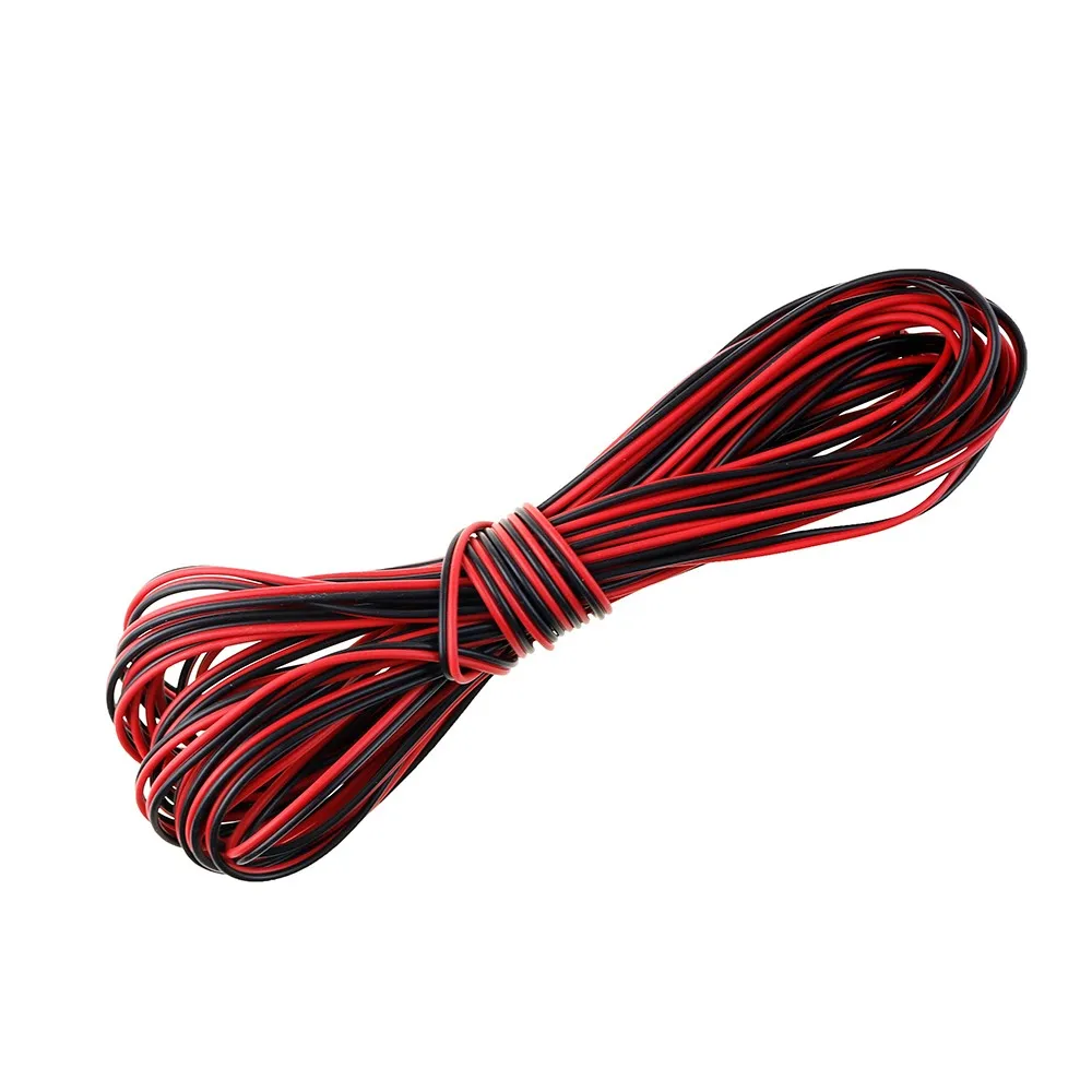 2 Pin 22AWG канала Светодиодная лента удлинительная проволока КАБЕЛЬНАЯ