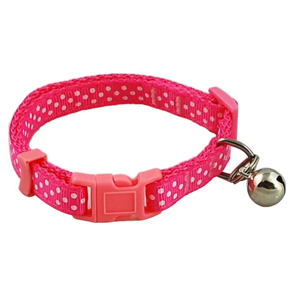 1 шт. разноцветный ошейник в горошек для кошек|harness belt|harness installharness hanger |