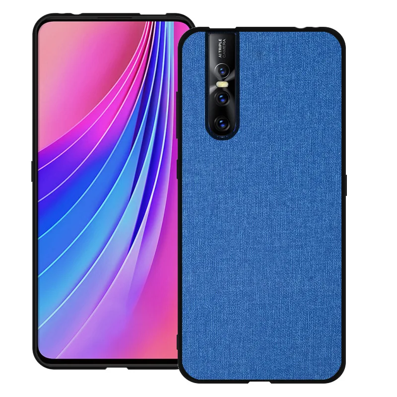 Чехол для Vivo S1 V11 V15 X27 Y83 Pro Чехол X20 X21 X23 Y17 Y3 Y15 Y81 V9 IQOO pro 5G Neo Z1 Новинка Роскошная ткань Бизнес крышка
