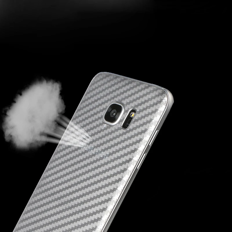 Наклейки Ascromy на заднюю панель телефона из углеродного волокна 10 шт. для Samsung Galaxy S6