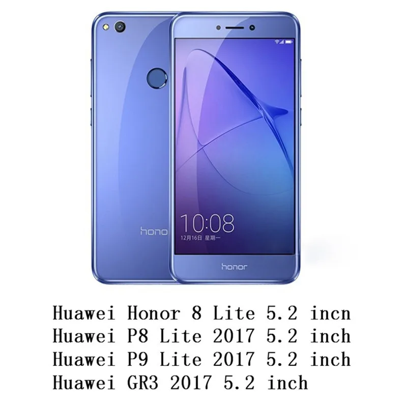Huawei P8 P9 Lite 2017 чехол Honor 8 бизнес с кольцом на палец магнетизм держатель телефона