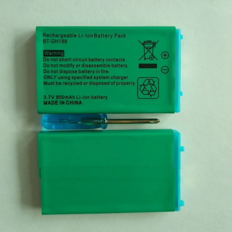 2x850 mAh для nintendo GBA sp-батарея 3 7 V литий-ионная литиевая Замена с бесплатным