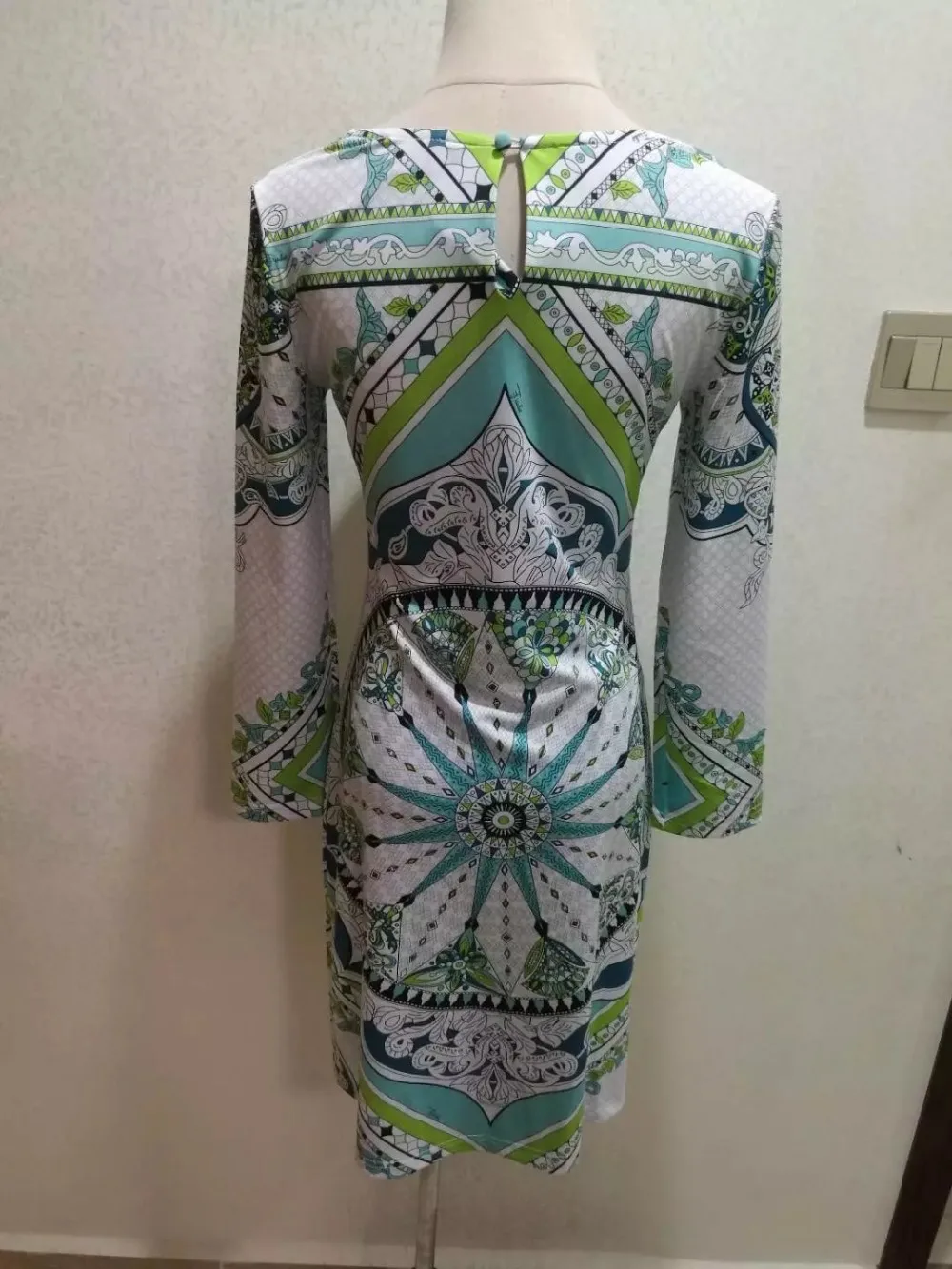 [EFATZP] Новые Роскошные Брендовые женские с длинными рукавами и барочным принтом