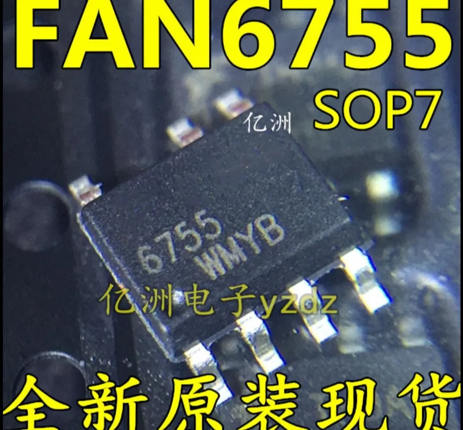 Модуль FAN6755WMY 6755WMY FAN6755WMYB FAN6755 SOP7 20 шт.-100 шт. оригинальный подлинный и Новый Бесплатная доставка
