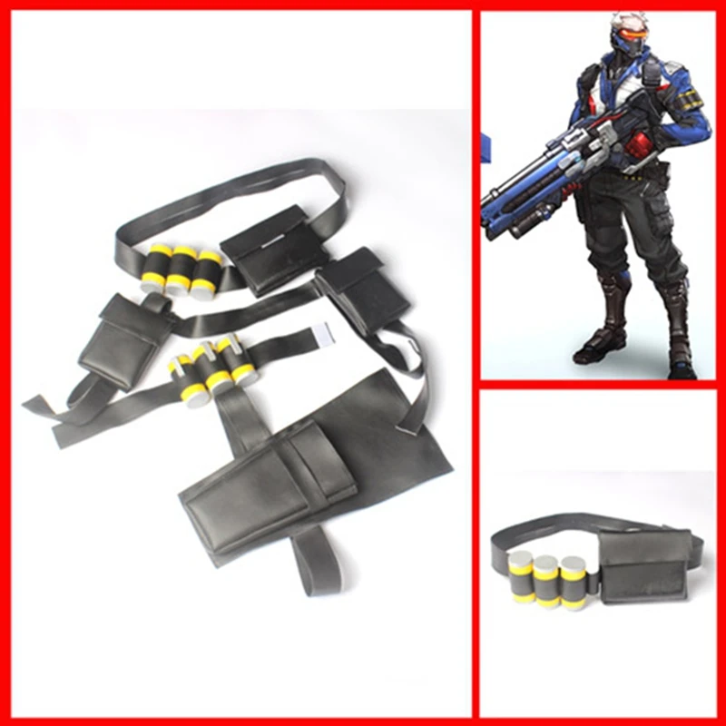 За часы Косплэй солдата ВЛ 76 талия кошелек плечевой ремень ног сумка желтый