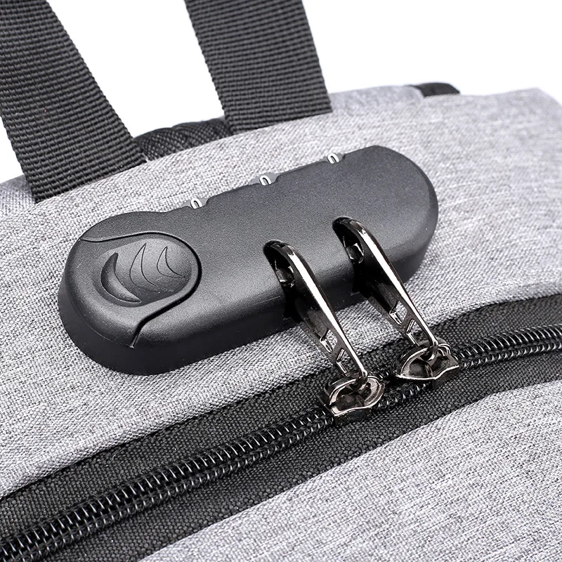 Мужской рюкзак с usb зарядкой для мужчин и женщин водоотталкивающий