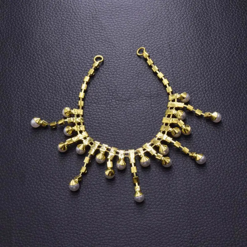 Сделай Сам 30 шт. кисточки жемчуг Стекло Стразы платье ожерелье нашивки