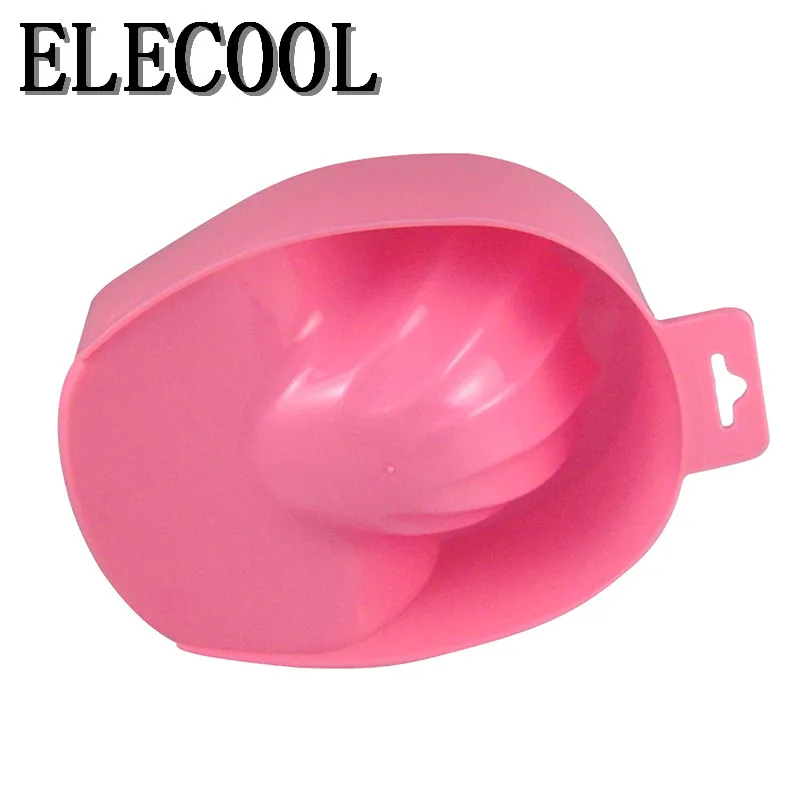 Elecool 1 шт. для маникюра средство для мытья замочить чаша маникюрный салон спа-ванна лечебный Маникюр Инструменты для ногтей спа лоток для ванной комнаты обработки