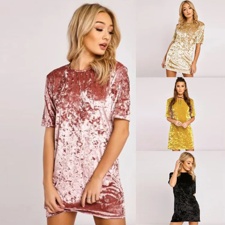 2018 популярное высококачественное бархатное модное мини платье со стразами|mini