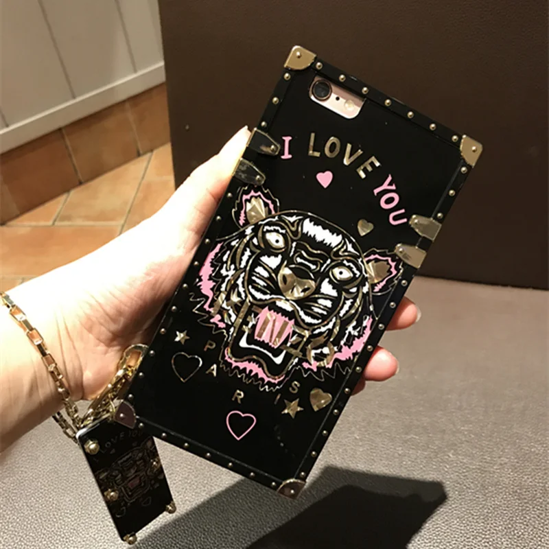 Чехол для OPPO R11S R11 плюс R9 новые тенденции зеркало кролик I love you головы тигра