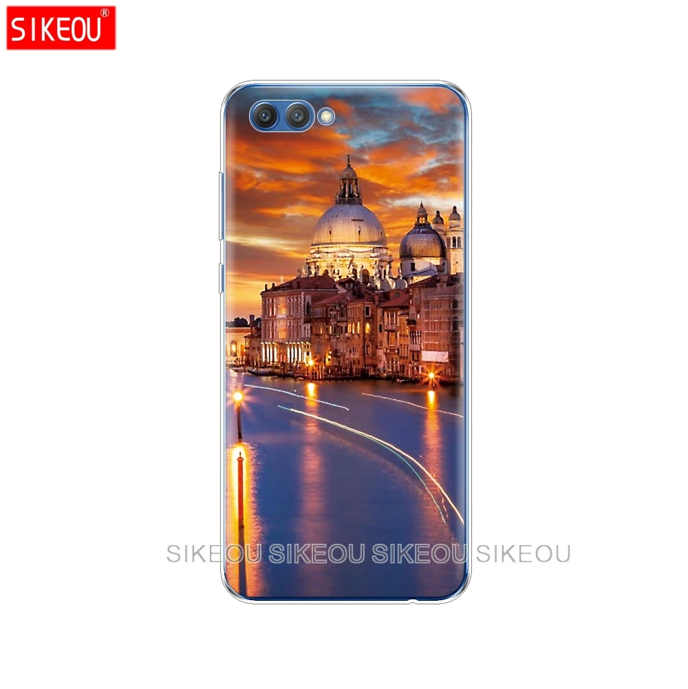 Силиконовый чехол для телефона Huawei Honor 10 V10 3c 4C 5c 5x 4A 6A 6C pro 6X 7X 6 7 8 9 LITE Италия Венеция