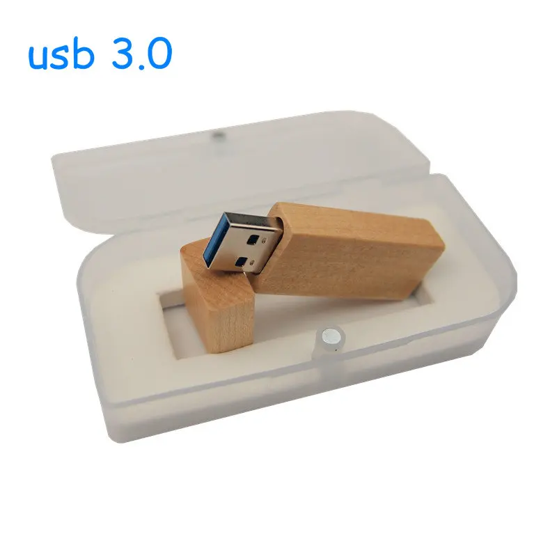 Более 10 шт. Бесплатная логотип USB флешки флэш-накопитель в деревянном корпусе с