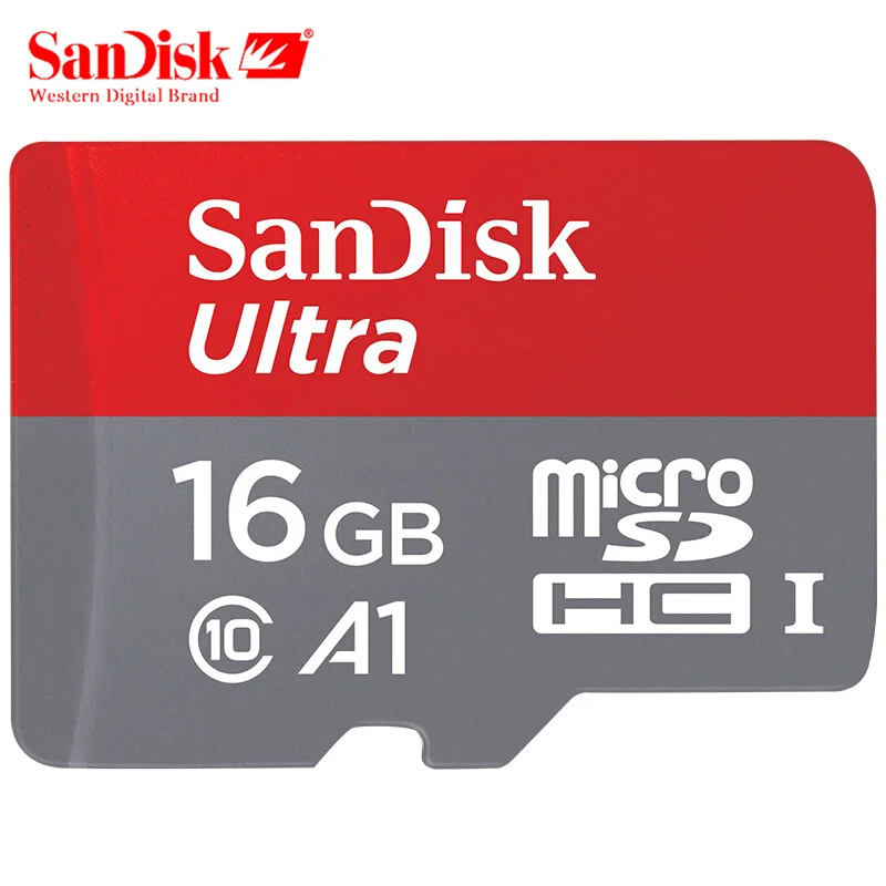 SanDisk 100% оригинал UItra A1 Micro SD карта 32 ГБ 64 и 128 Гб TF карты 100 МБ/с. C10 Microsd памяти для