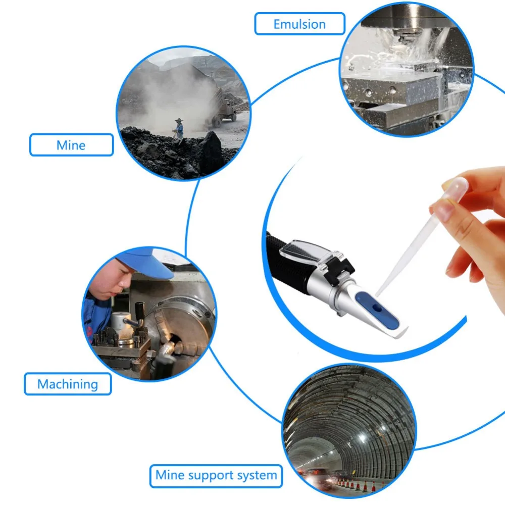 Тестер эмульсионной эмульсии yieryi 0 15% тестер для защиты от ржавчины рефрактометр