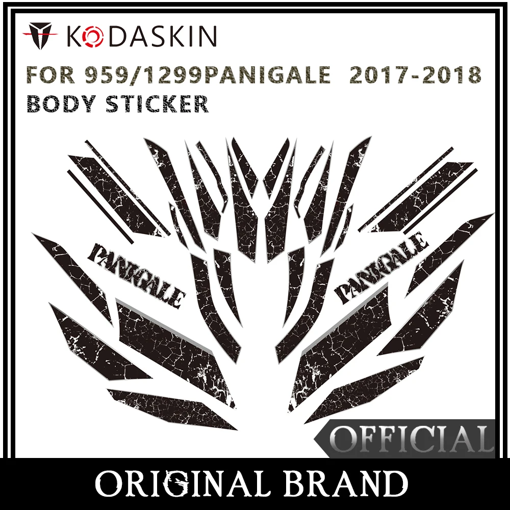 KODASKIN Motorcycle For DUCATI 959PANIGALE 1299PANIGALE 2017-2018 2D Fairing Emblem Sticker Decal
