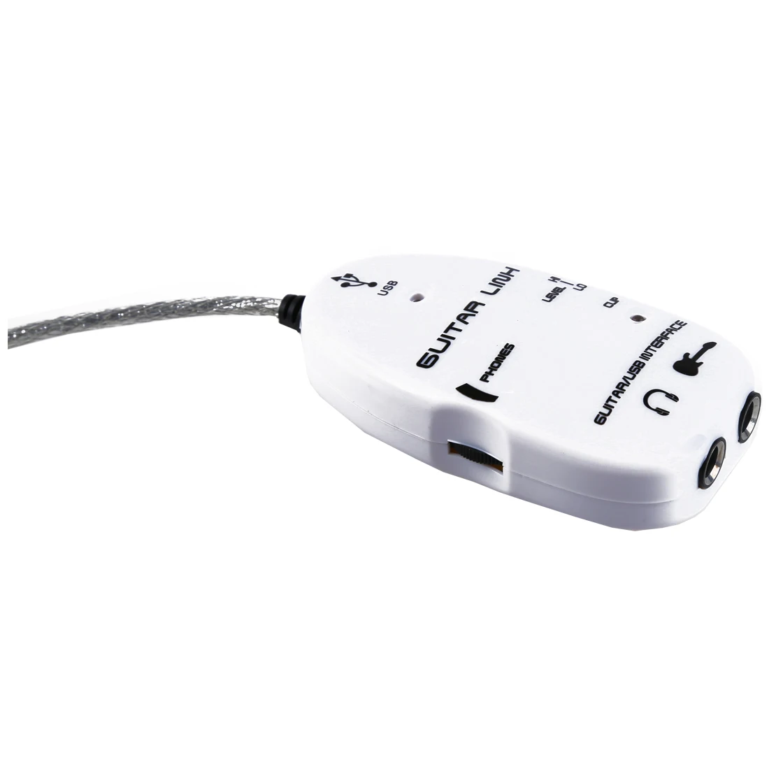 Usb-адаптер для подключения гитары к ПК Mac или ноутбуку белого цвета | Электроника