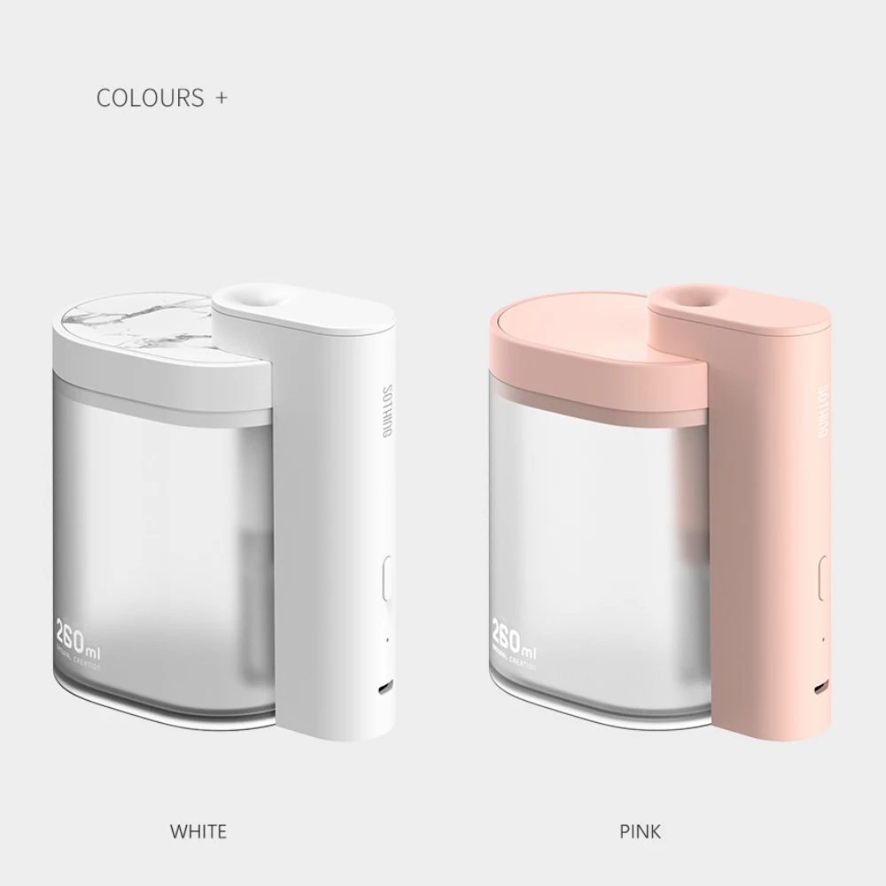 Xiaomi Mijia Sothing увлажнитель воздуха бытовой Настольный бесшумный очиститель воздуха геометрический Электрический распылитель воды зарядка через usb 260 мл