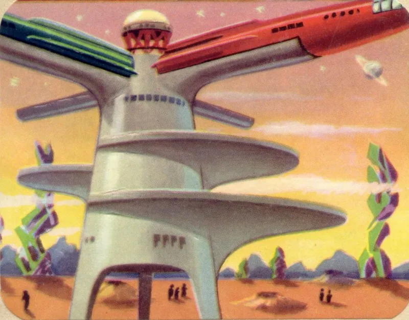 Star Tours Travel Rocket Station Kids Vintage Art Decorative Kraft Poster Canvas Painting Wall Sticker Home Decor Gift | Дом и сад