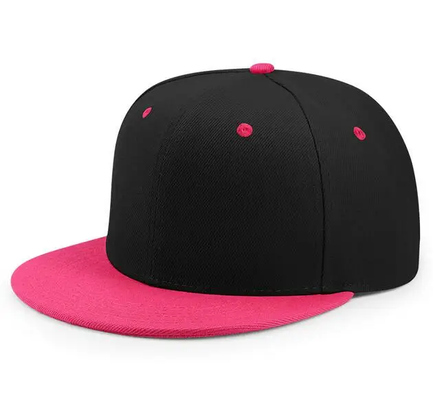 peachblow black С фабрики бейсбольная кепка Embroidey дети/Дети кепки в стиле хип-хоп Плоские полями Лоскутная бейсбольная кепка с индивидуальным логотипом взрослые солнцезащитные шапки для мальчика - Цвет: peachblow black