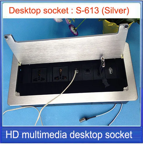 Настольная розетка/Скрытый/USB интерфейс сети RJ45 информационный выход/Офисная