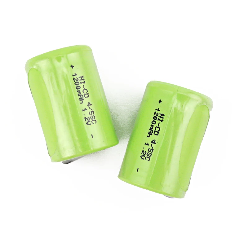 10 штук в партии!! NI-CD аккумулятор 1,2 V SC 1200mah 1,2 v 4/5 sc 1200mah nicd аккумулятор для аккумуляторной батареи небольшого размера