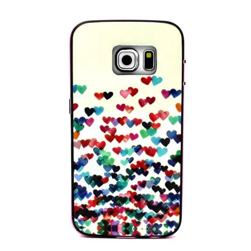 For Coque Samsung Galaxy S6 Edge Case Silicon + Plastic Frame Cover Cute Owl Phone Accessories |