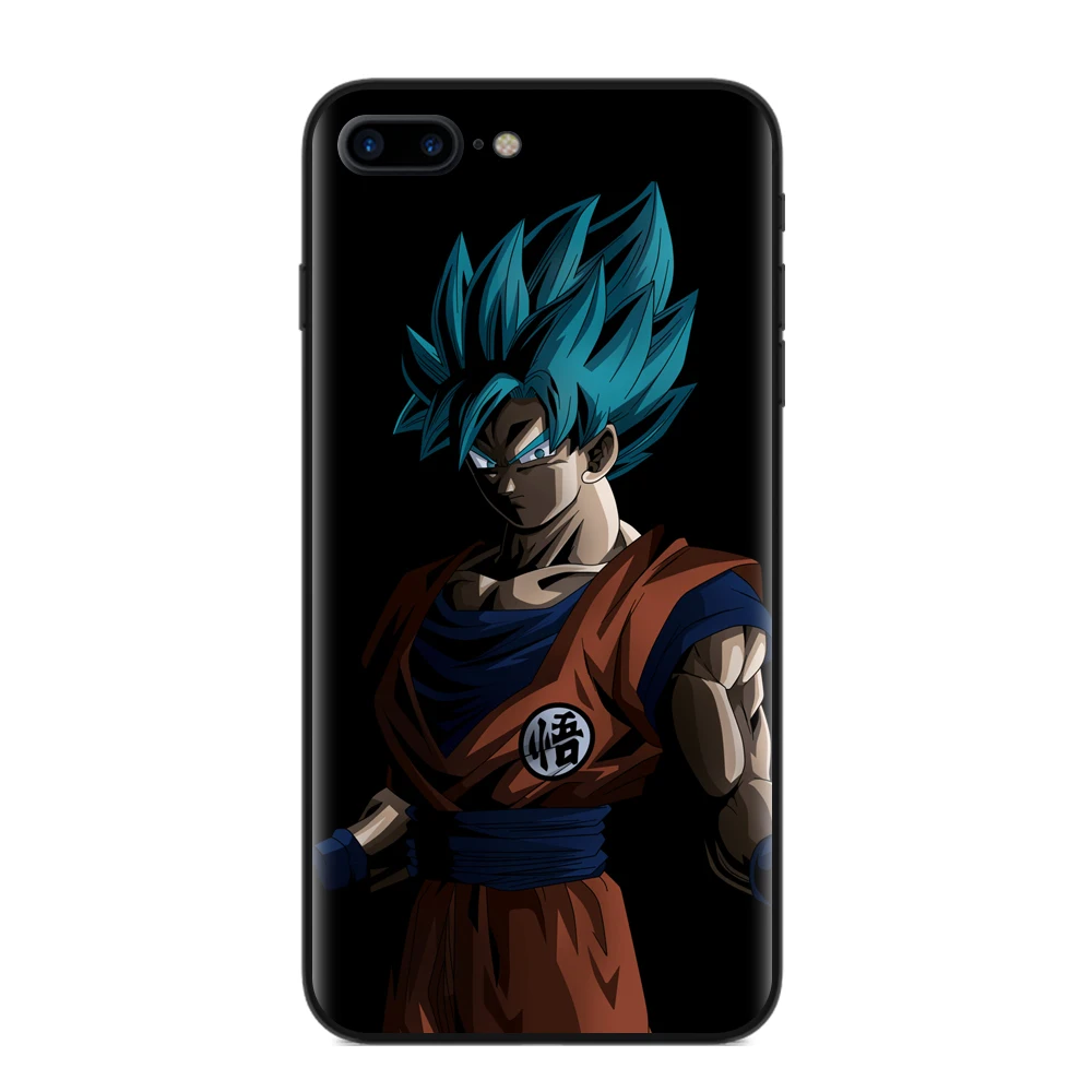 Dragon Ball z goku DragonBall Coque Shell Phone Case Soft TPU Cover For iPhone X 8 8Plus 7 6 6s Plus 5 5S SE |