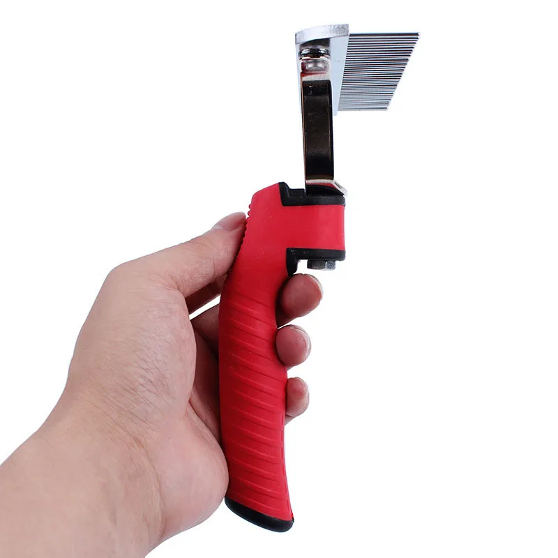 Профессиональная щетка для волос больших собак удлиненная короткая Расческа