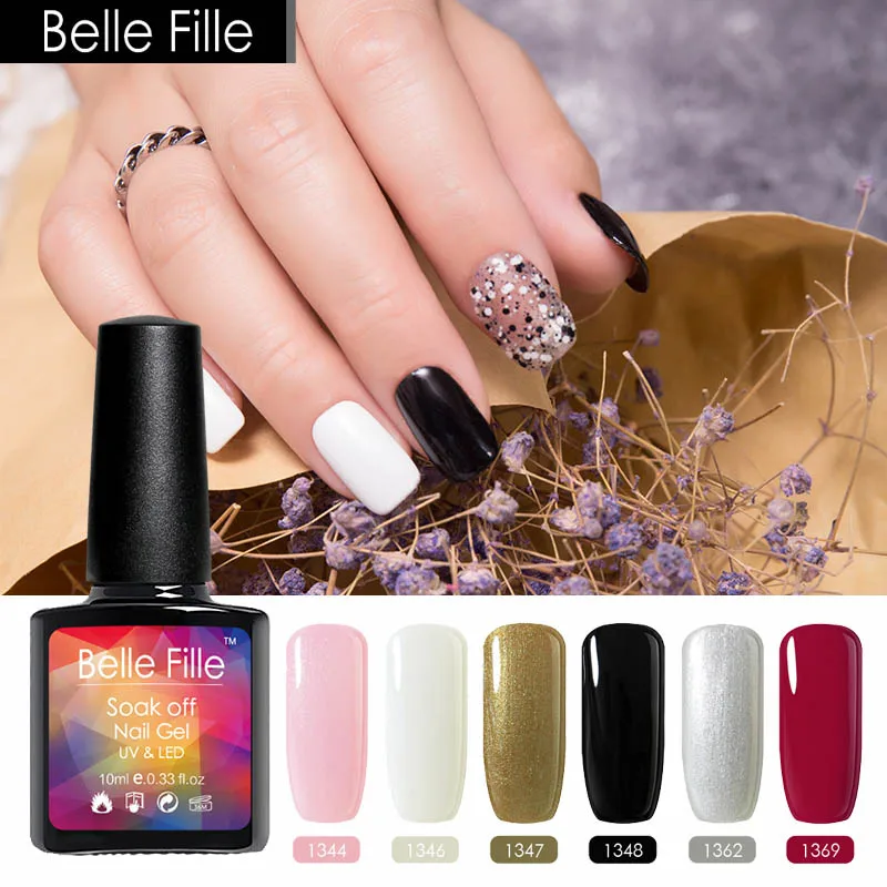 BELLE FILLE 10 мл гель лак для ногтей Vernis полу постоянными УФ Mutil Lucky Цвет Книги по