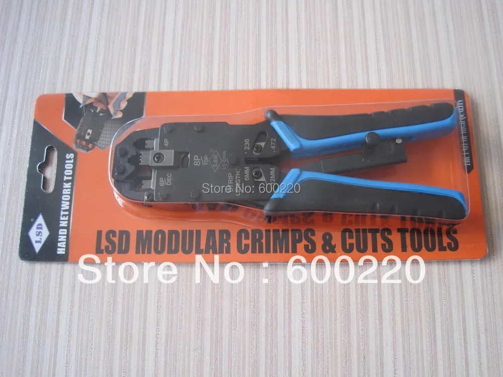 Обжимной инструмент RJ45 модульный обжимной RJ10 RJ11/12 для сети|modular crimping tool|crimping toolrj45