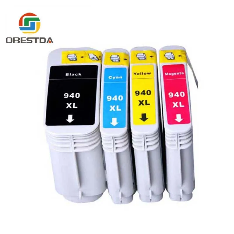 Obestda 940XL совместимый картридж Замена для HP 940 XL C4906A C4907A C4908A C4909A Officejet Pro 8000 8500 |